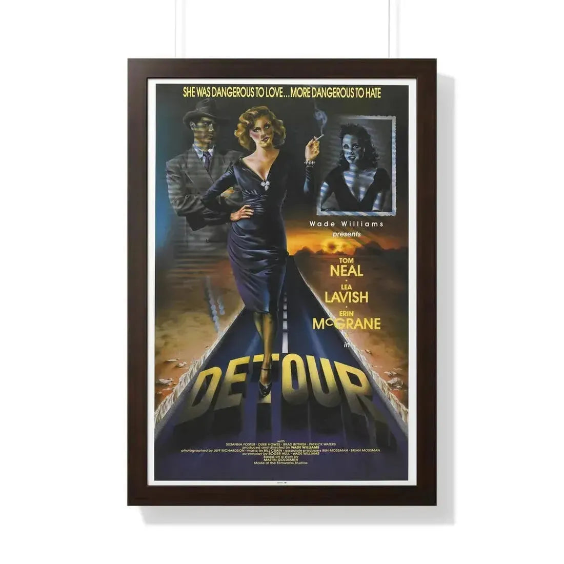 DETOUR 1945 - Framed Movie Poster - The Sticker Space