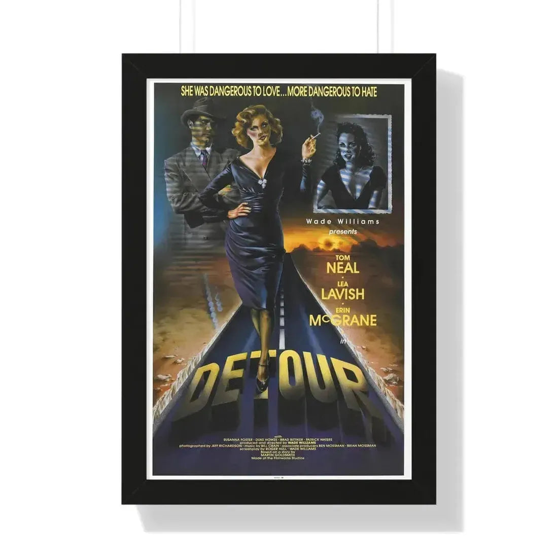 DETOUR 1945 - Framed Movie Poster - The Sticker Space