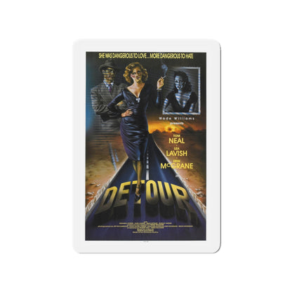 DETOUR 1945 Movie Poster - Die-Cut Magnet-3" x 3"-The Sticker Space