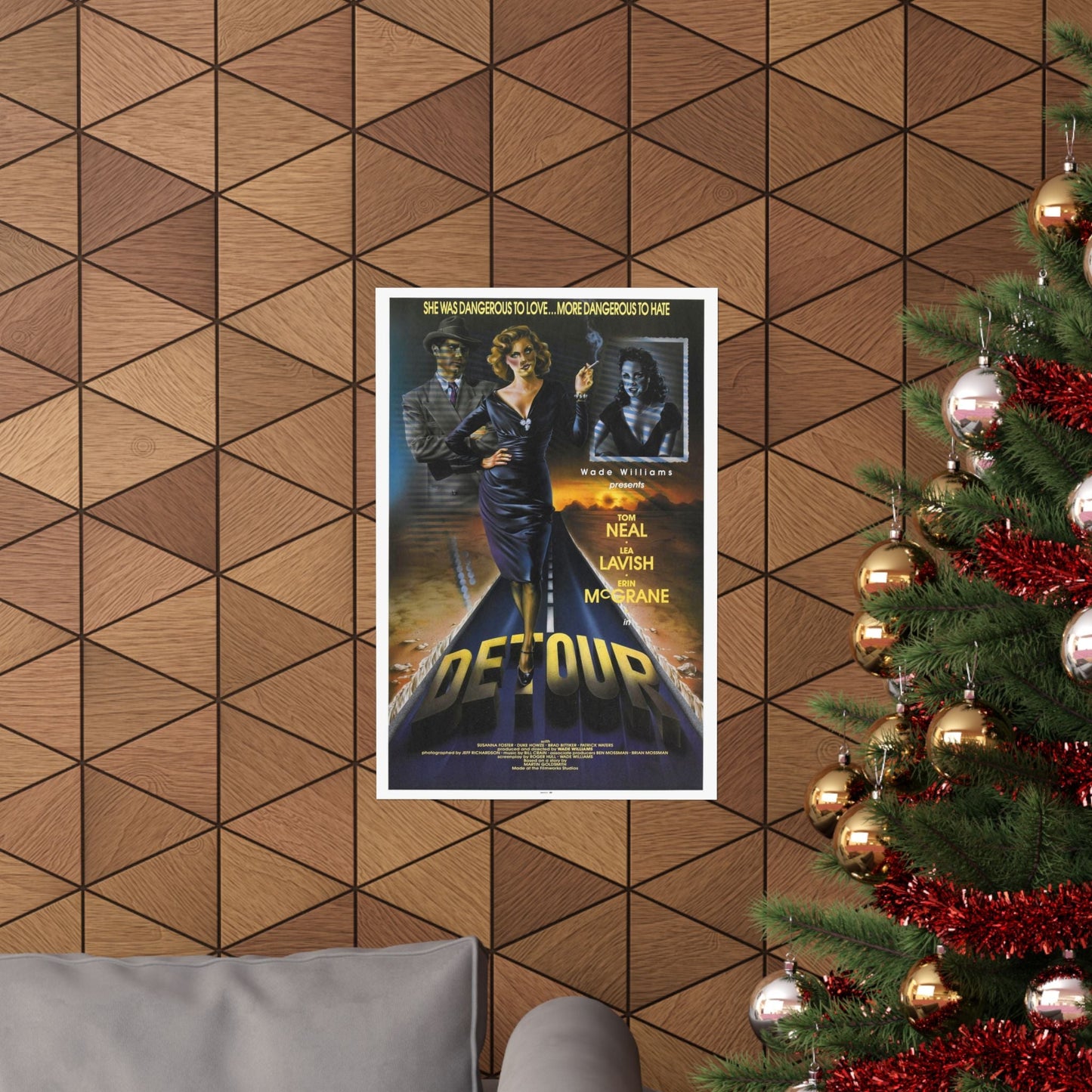 DETOUR 1945 - Paper Movie Poster-The Sticker Space