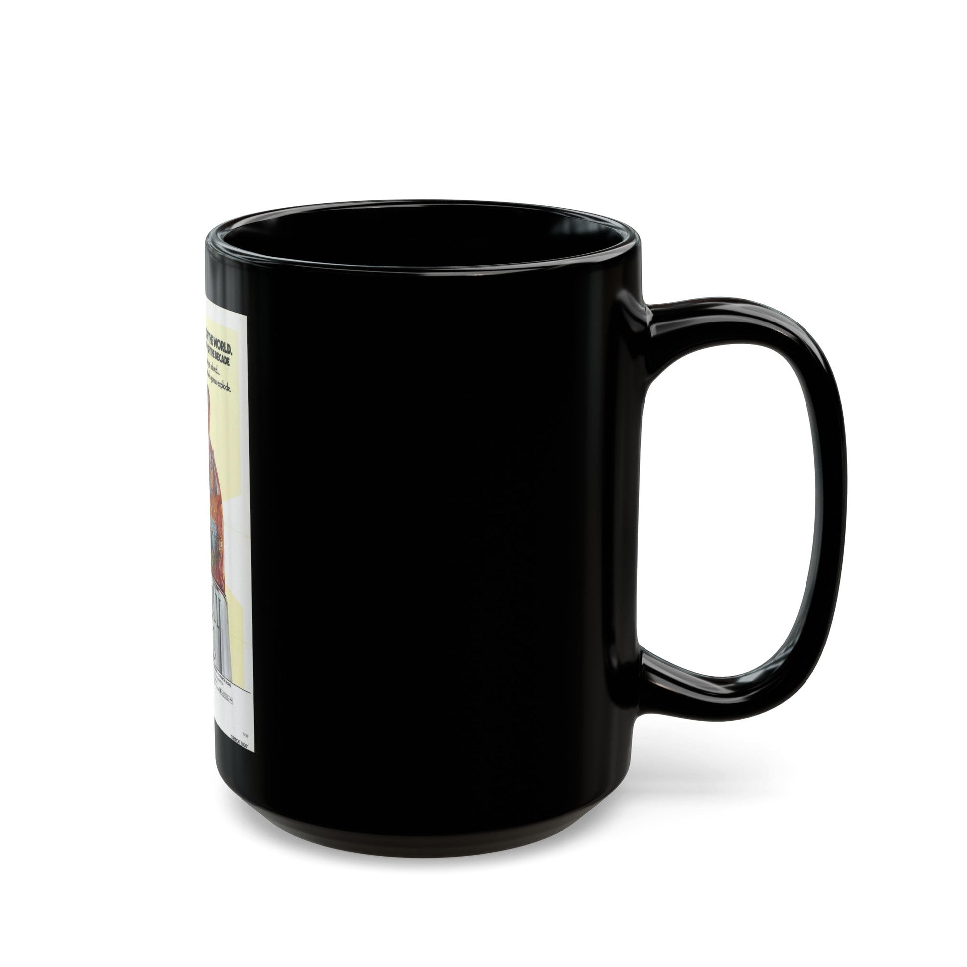 DETROIT 9000 1973 Movie Poster - Black Coffee Mug-The Sticker Space