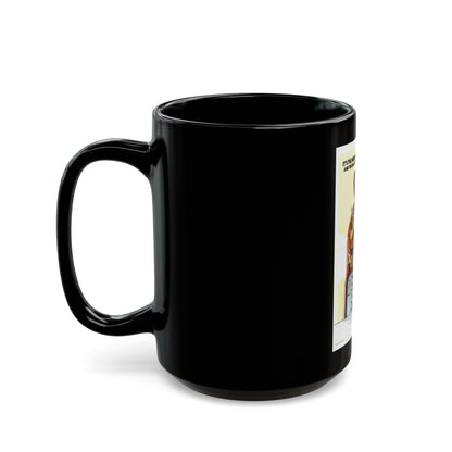 DETROIT 9000 1973 Movie Poster - Black Coffee Mug-The Sticker Space