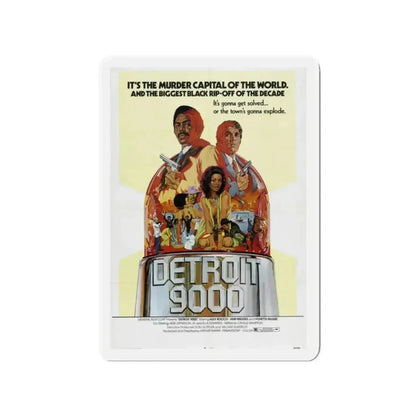 DETROIT 9000 1973 Movie Poster - Refrigerator Magnet - The Sticker Space