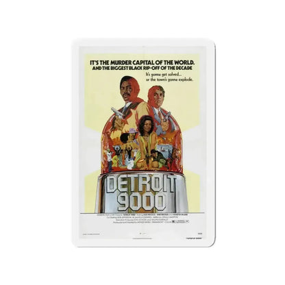 DETROIT 9000 1973 Movie Poster - Refrigerator Magnet - The Sticker Space