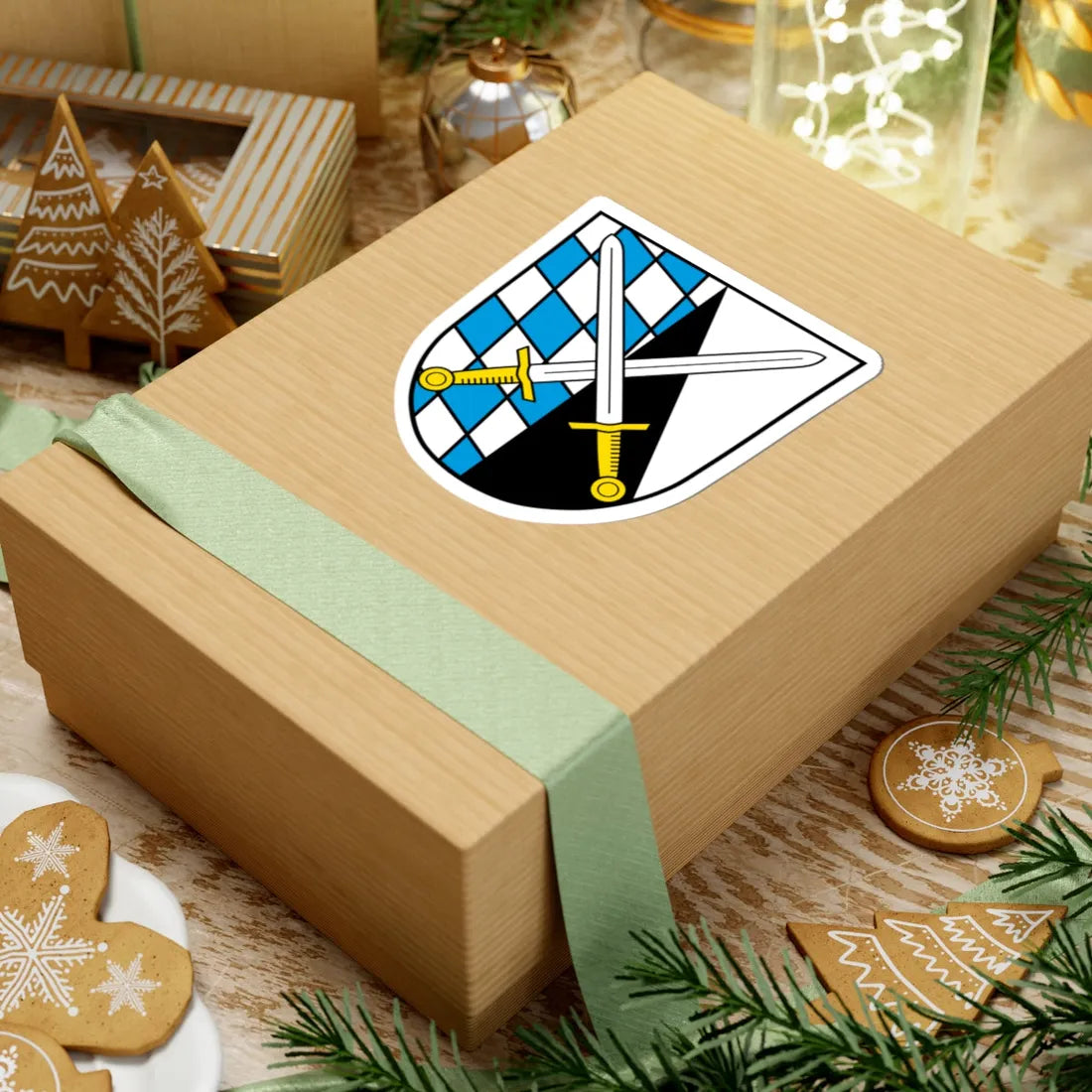 DEU Abensberg COA (Germany) (Coat of Arms) STICKER Vinyl Kiss-Cut Decal - The Sticker Space