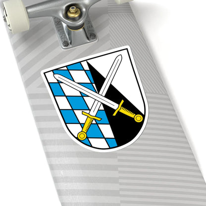 DEU Abensberg COA (Germany) (Coat of Arms) STICKER Vinyl Kiss-Cut Decal - The Sticker Space