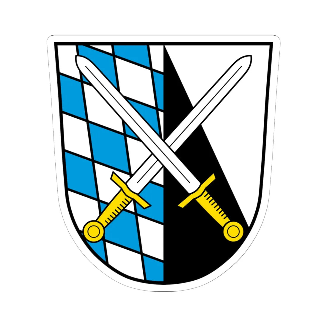 DEU Abensberg COA (Germany) (Coat of Arms) STICKER Vinyl Kiss-Cut Decal - The Sticker Space