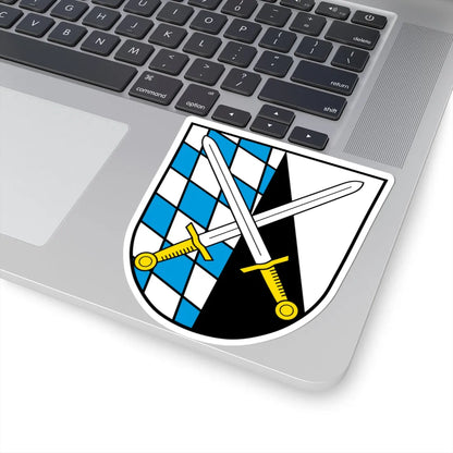 DEU Abensberg COA (Germany) (Coat of Arms) STICKER Vinyl Kiss-Cut Decal - The Sticker Space