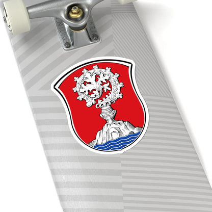 DEU Abtsteinach COA (Germany) (Coat of Arms) STICKER Vinyl Kiss-Cut Decal - The Sticker Space