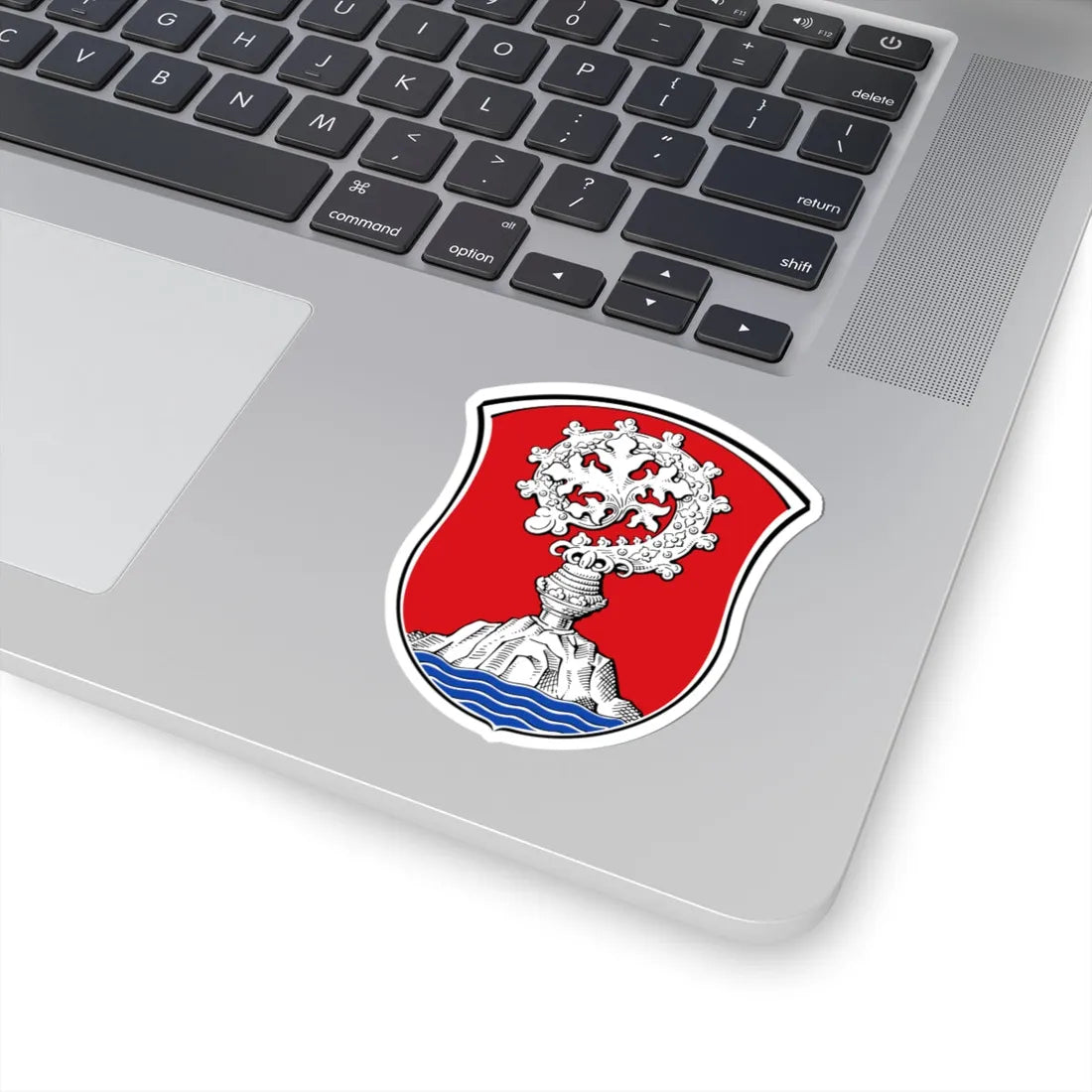 DEU Abtsteinach COA (Germany) (Coat of Arms) STICKER Vinyl Kiss-Cut Decal - The Sticker Space