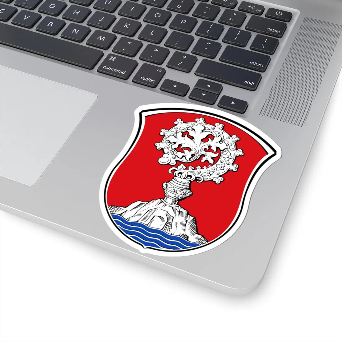 DEU Abtsteinach COA (Germany) (Coat of Arms) STICKER Vinyl Kiss-Cut Decal - The Sticker Space