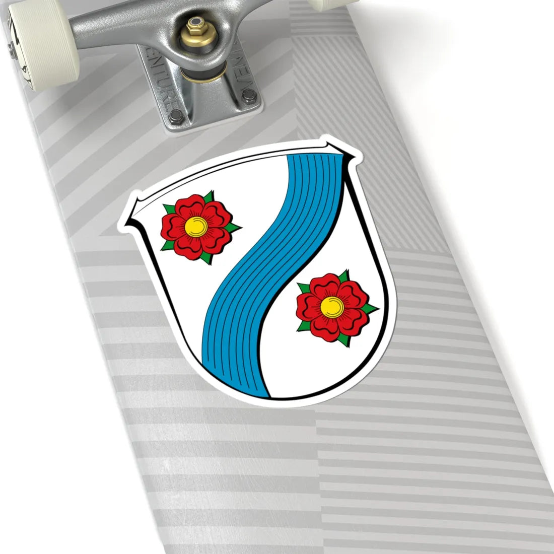 DEU Achenbach Breidenbach COA (Germany) (Coat of Arms) STICKER Vinyl Kiss-Cut Decal - The Sticker Space