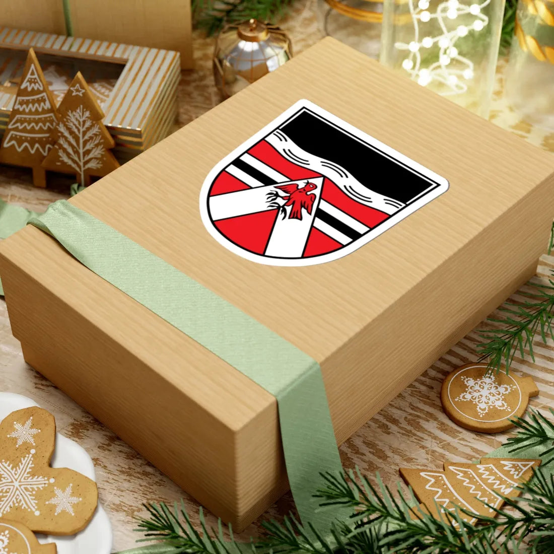 DEU Aham COA (Germany) (Coat of Arms) STICKER Vinyl Kiss-Cut Decal - The Sticker Space