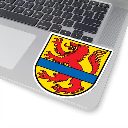 DEU Aholming COA (Germany) (Coat of Arms) STICKER Vinyl Kiss-Cut Decal - The Sticker Space
