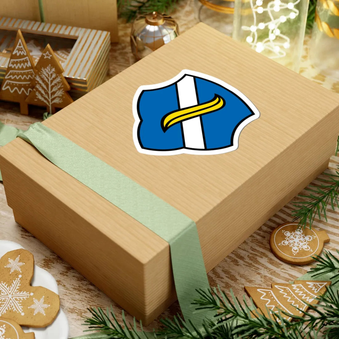 DEU Aidenbach COA deriv (Germany) (Coat of Arms) STICKER Vinyl Kiss-Cut Decal - The Sticker Space