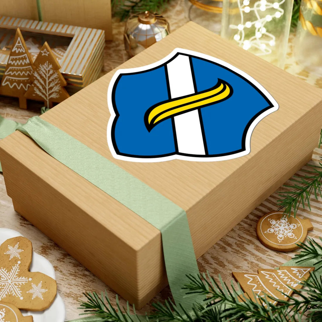 DEU Aidenbach COA deriv (Germany) (Coat of Arms) STICKER Vinyl Kiss-Cut Decal - The Sticker Space