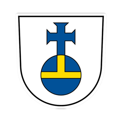 DEU Aidlingen COA (Germany) (Coat of Arms) STICKER Vinyl Kiss-Cut Decal 2 Inch White - The Sticker Space