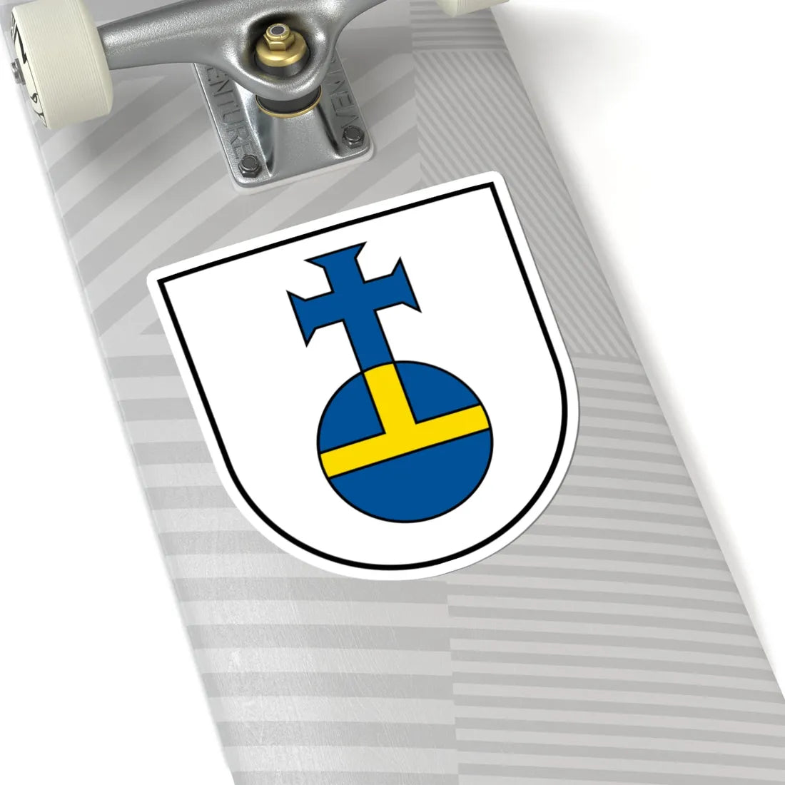 DEU Aidlingen COA (Germany) (Coat of Arms) STICKER Vinyl Kiss-Cut Decal - The Sticker Space