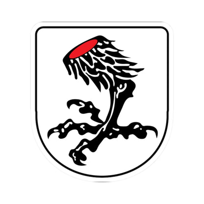 DEU Aindling COA (Germany) (Coat of Arms) STICKER Vinyl Kiss-Cut Decal 2 Inch White - The Sticker Space