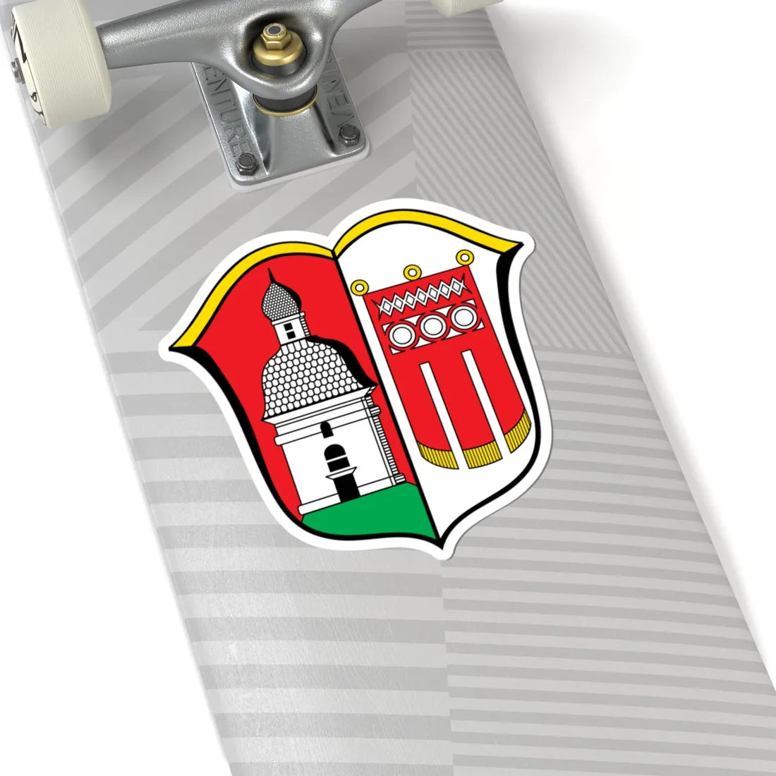 DEU Aislingen COA (Germany) (Coat of Arms) STICKER Vinyl Kiss-Cut Decal - The Sticker Space