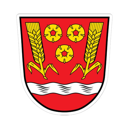 DEU Aiterhofen COA (Germany) (Coat of Arms) STICKER Vinyl Kiss-Cut Decal 6 Inch White - The Sticker Space