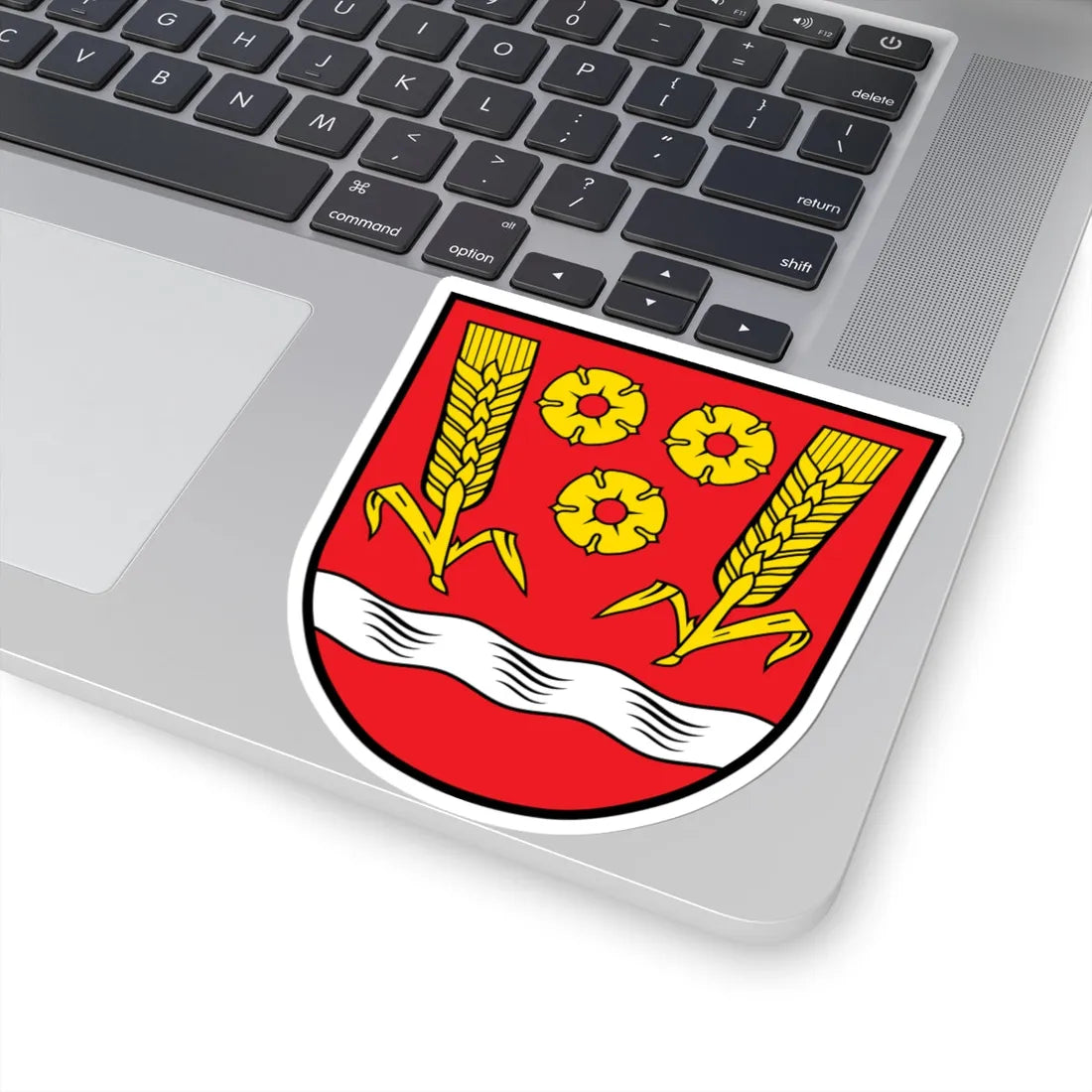 DEU Aiterhofen COA (Germany) (Coat of Arms) STICKER Vinyl Kiss-Cut Decal - The Sticker Space