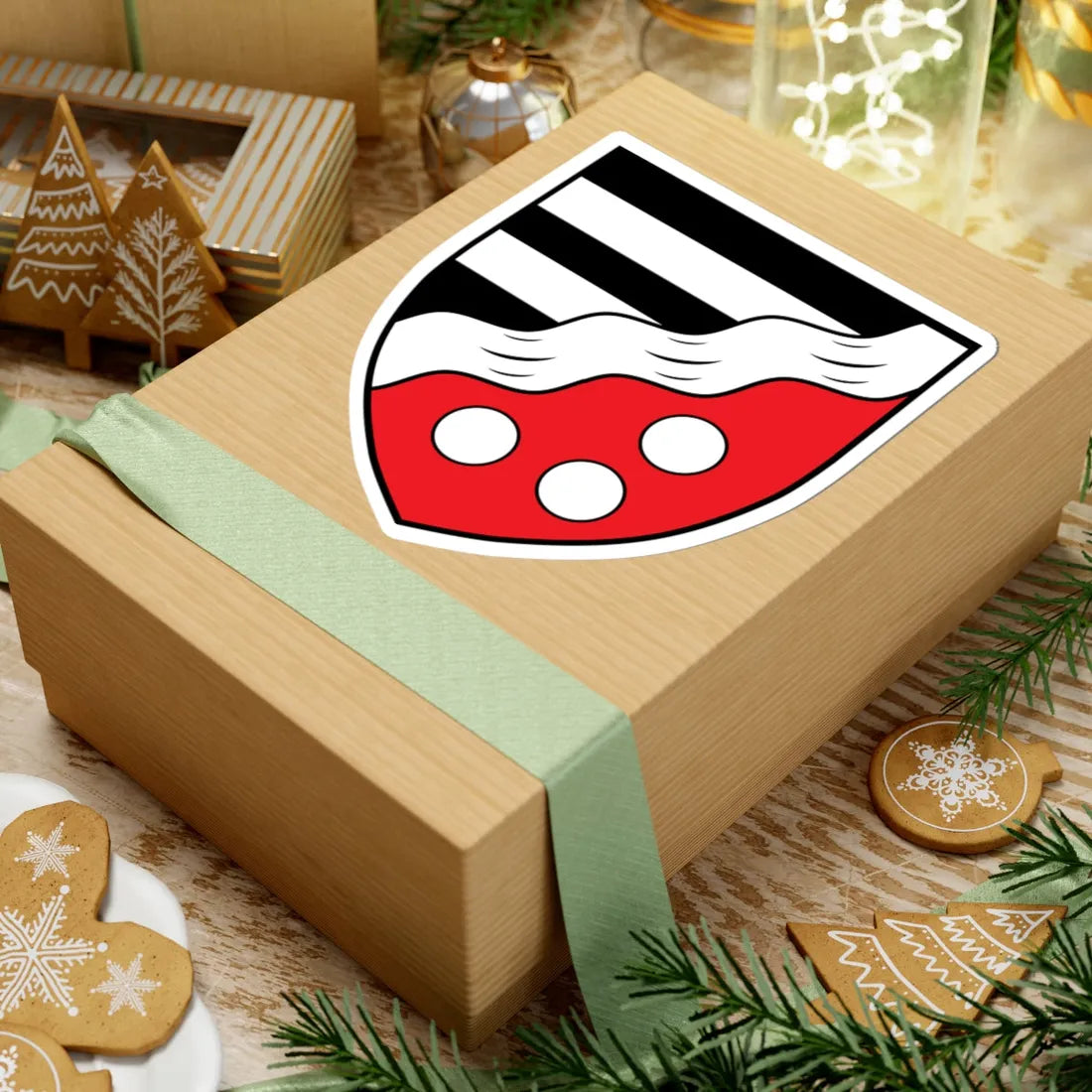 DEU Albertshofen COA (Germany) (Coat of Arms) STICKER Vinyl Kiss-Cut Decal - The Sticker Space