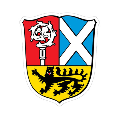 DEU Alerheim COA (Germany) (Coat of Arms) STICKER Vinyl Kiss-Cut Decal 6 Inch White - The Sticker Space