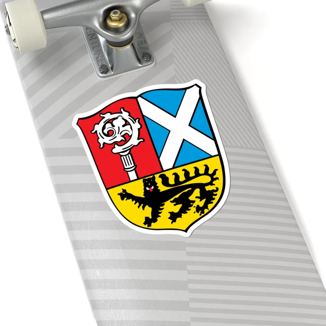DEU Alerheim COA (Germany) (Coat of Arms) STICKER Vinyl Kiss-Cut Decal - The Sticker Space