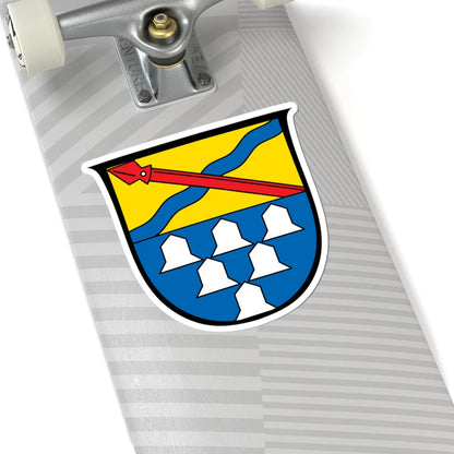 DEU Alesheim COA (Germany) (Coat of Arms) STICKER Vinyl Kiss-Cut Decal - The Sticker Space