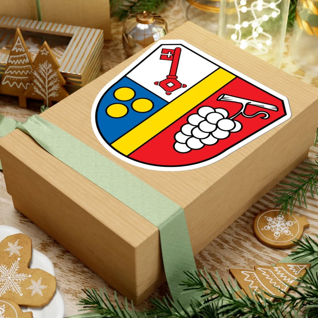 DEU Aletshausen COA (Germany) (Coat of Arms) STICKER Vinyl Kiss-Cut Decal - The Sticker Space