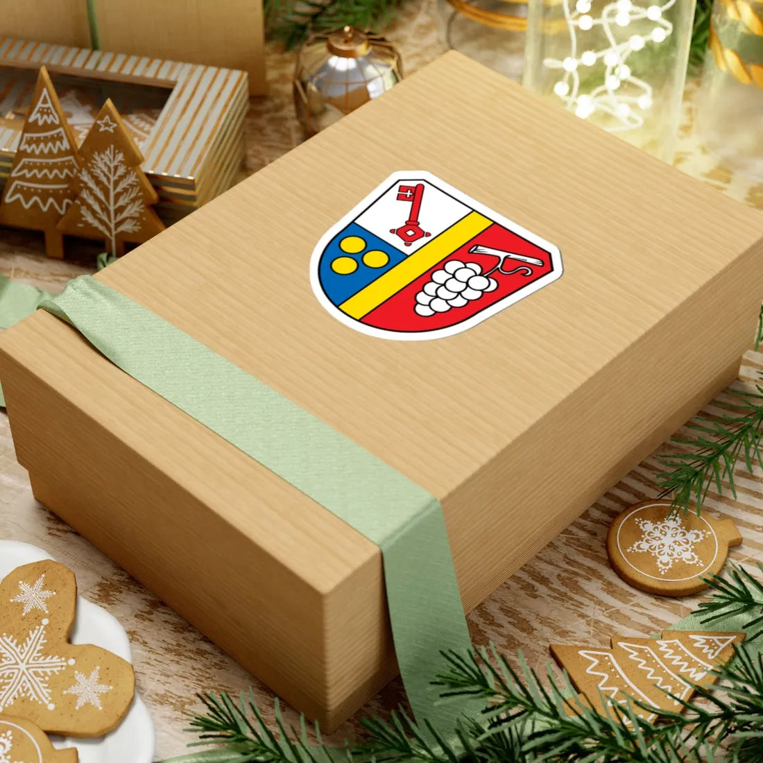 DEU Aletshausen COA (Germany) (Coat of Arms) STICKER Vinyl Kiss-Cut Decal - The Sticker Space