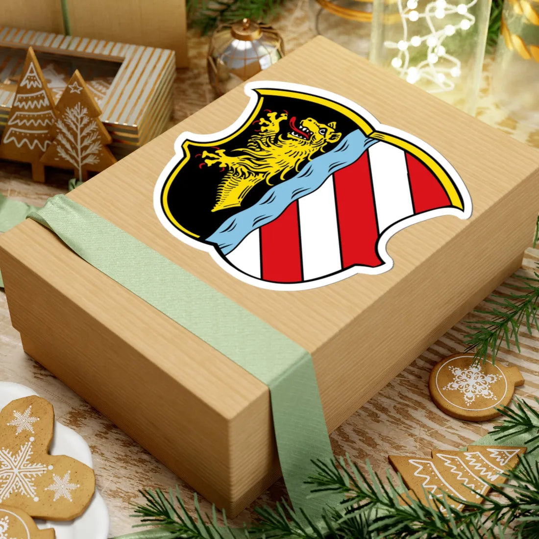 DEU Alfeld Mittelfranken COA (Germany) (Coat of Arms) STICKER Vinyl Kiss-Cut Decal - The Sticker Space