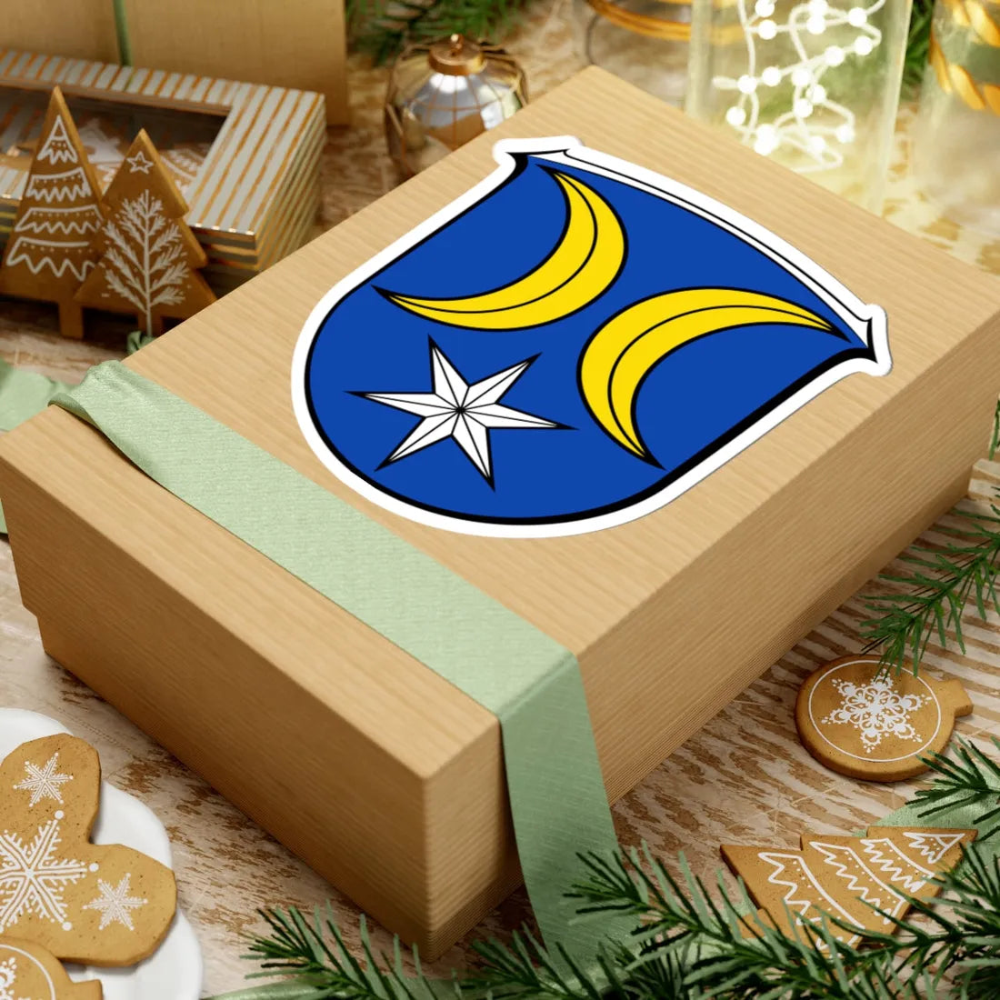 DEU Allendorf Eder COA deriv (Germany) (Coat of Arms) STICKER Vinyl Kiss-Cut Decal - The Sticker Space