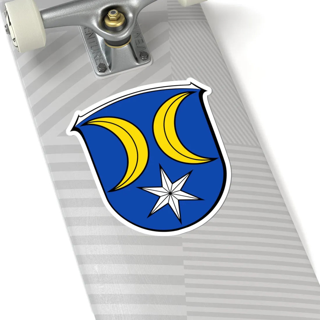 DEU Allendorf Eder COA deriv (Germany) (Coat of Arms) STICKER Vinyl Kiss-Cut Decal - The Sticker Space