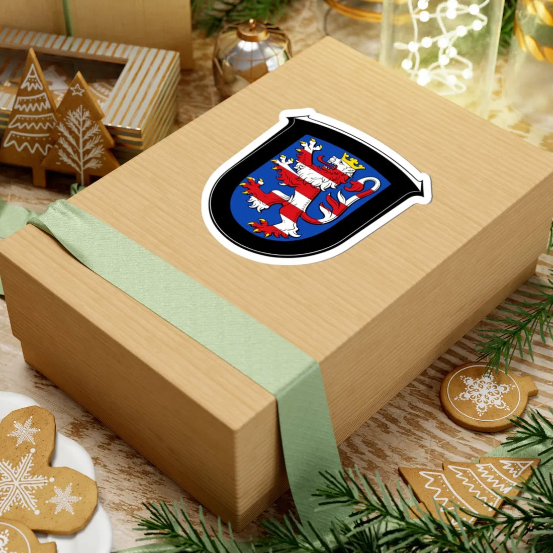 DEU Allendorf Lumda COA (Germany) (Coat of Arms) STICKER Vinyl Kiss-Cut Decal - The Sticker Space