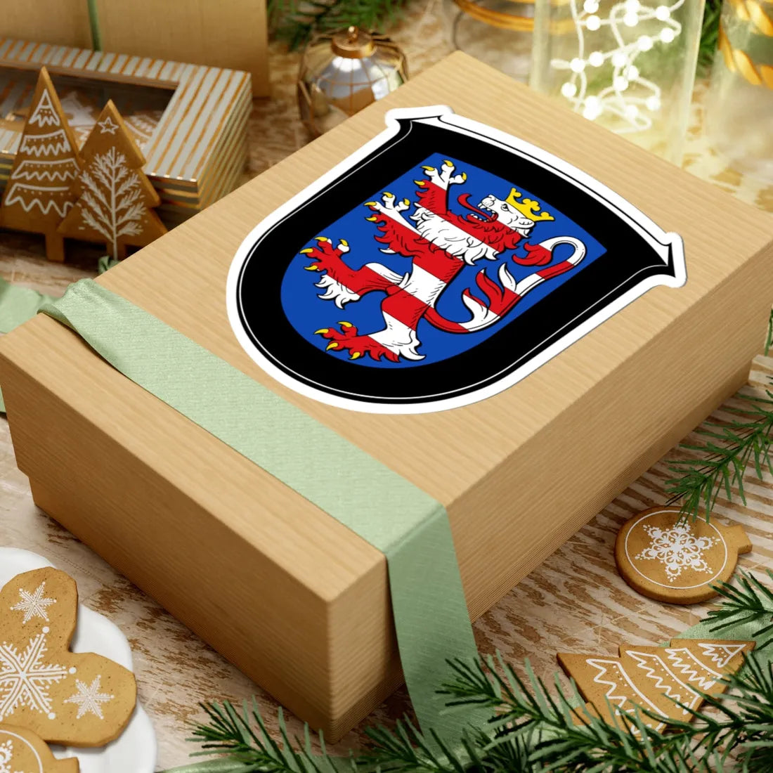 DEU Allendorf Lumda COA (Germany) (Coat of Arms) STICKER Vinyl Kiss-Cut Decal - The Sticker Space