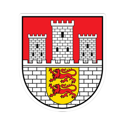 DEU Allersberg COA (Germany) (Coat of Arms) STICKER Vinyl Kiss-Cut Decal 3 Inch White - The Sticker Space