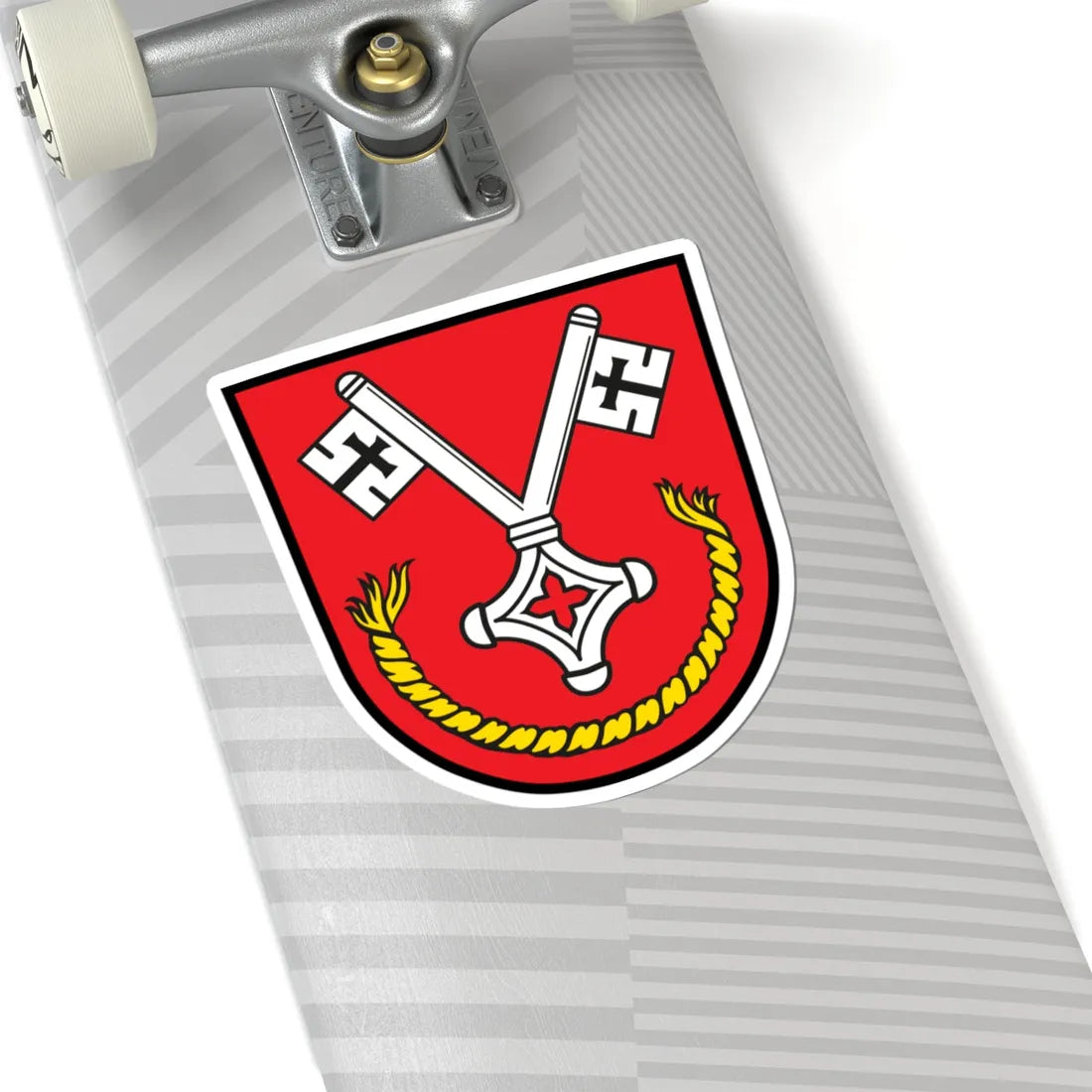 DEU Allershausen Bayern COA (Germany) (Coat of Arms) STICKER Vinyl Kiss-Cut Decal - The Sticker Space
