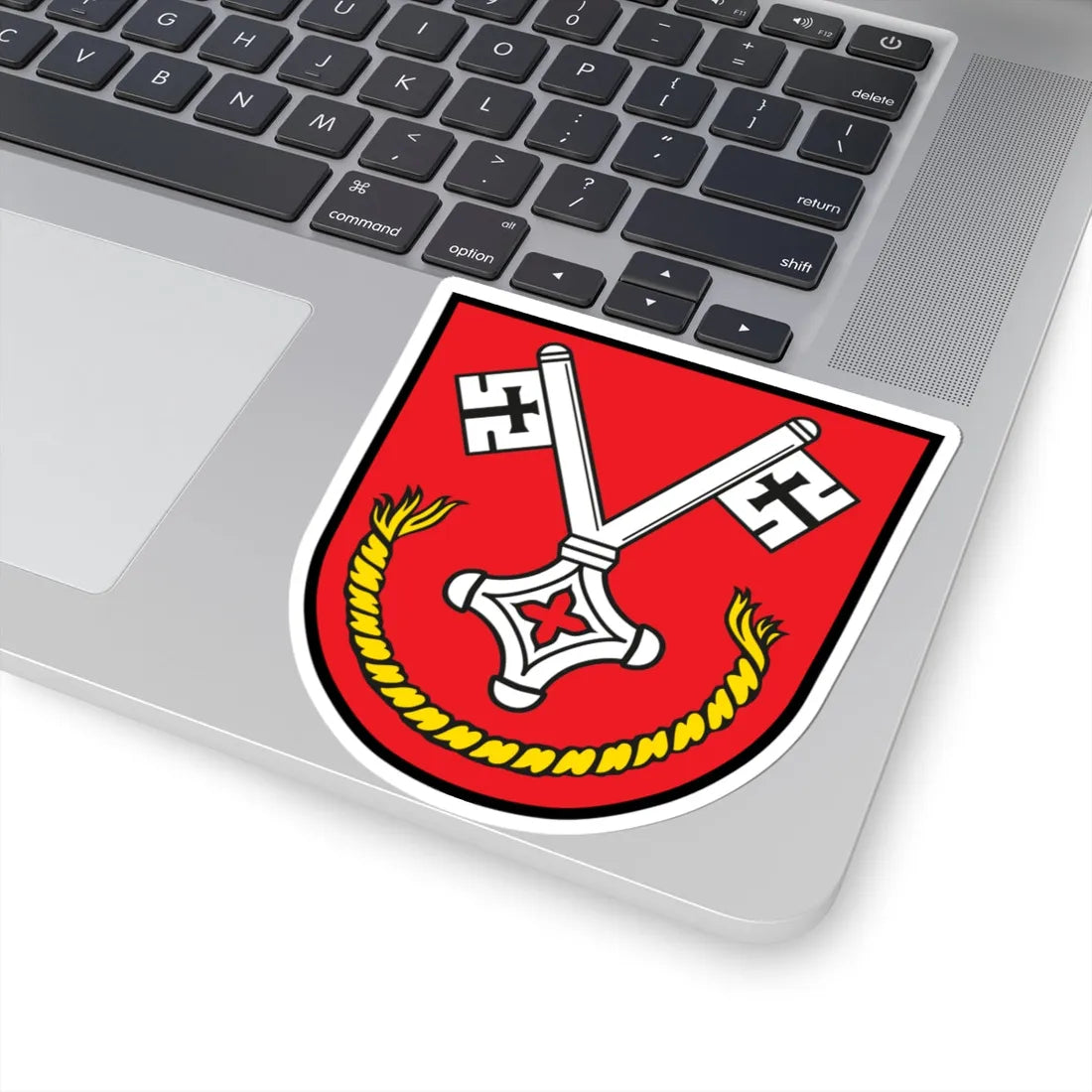 DEU Allershausen Bayern COA (Germany) (Coat of Arms) STICKER Vinyl Kiss-Cut Decal - The Sticker Space