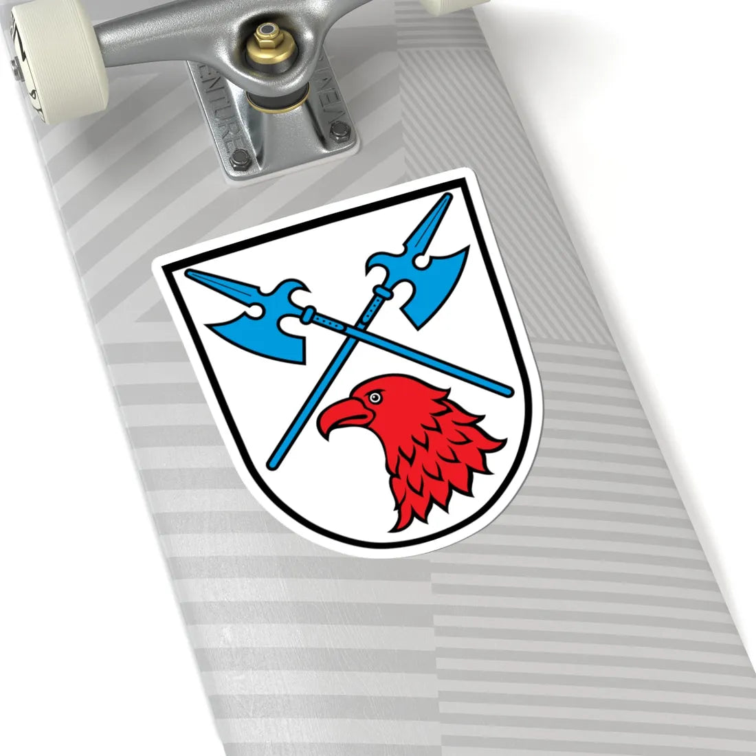 DEU Alling Oberbayern COA (Germany) (Coat of Arms) STICKER Vinyl Kiss-Cut Decal - The Sticker Space