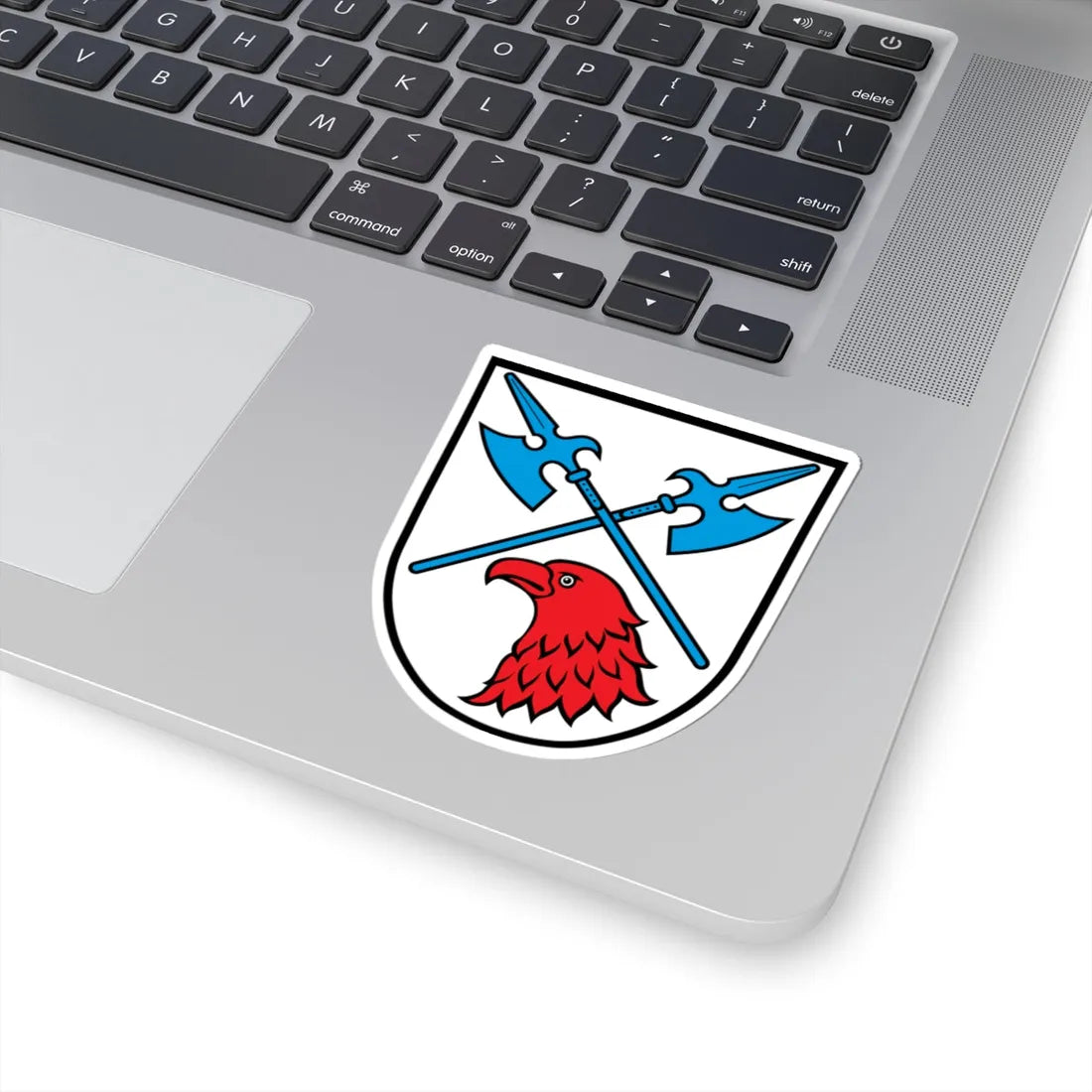 DEU Alling Oberbayern COA (Germany) (Coat of Arms) STICKER Vinyl Kiss-Cut Decal - The Sticker Space