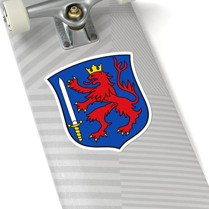 DEU Alsfeld klein COA (Germany) (Coat of Arms) STICKER Vinyl Kiss-Cut Decal - The Sticker Space