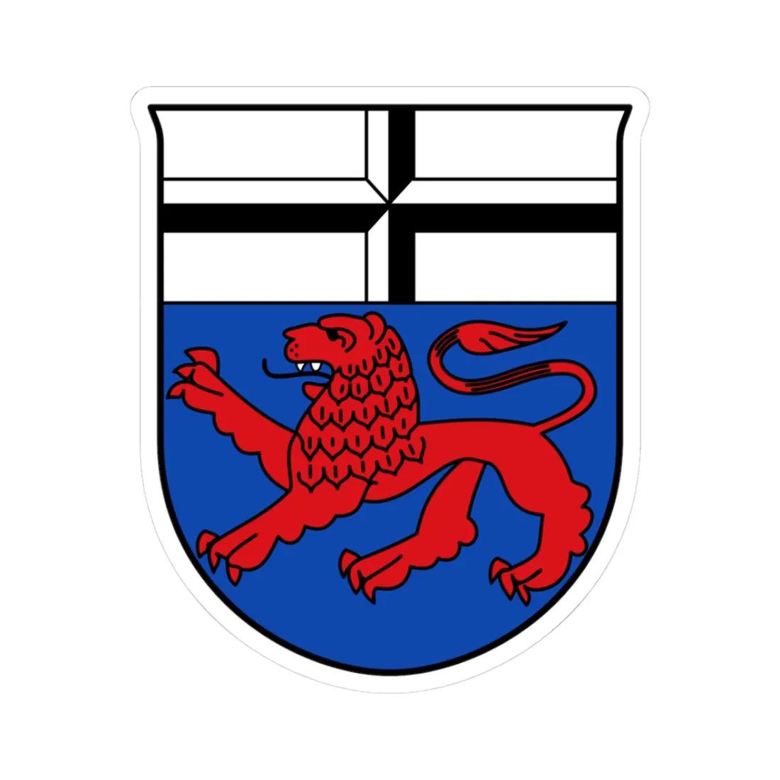 DEU Alt-Bonn COA (Germany) (Coat of Arms) STICKER Vinyl Kiss-Cut Decal 3 Inch White - The Sticker Space