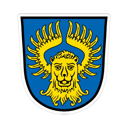 DEU Alteglofsheim COA (Germany) (Coat of Arms) STICKER Vinyl Kiss-Cut Decal 6 Inch White - The Sticker Space