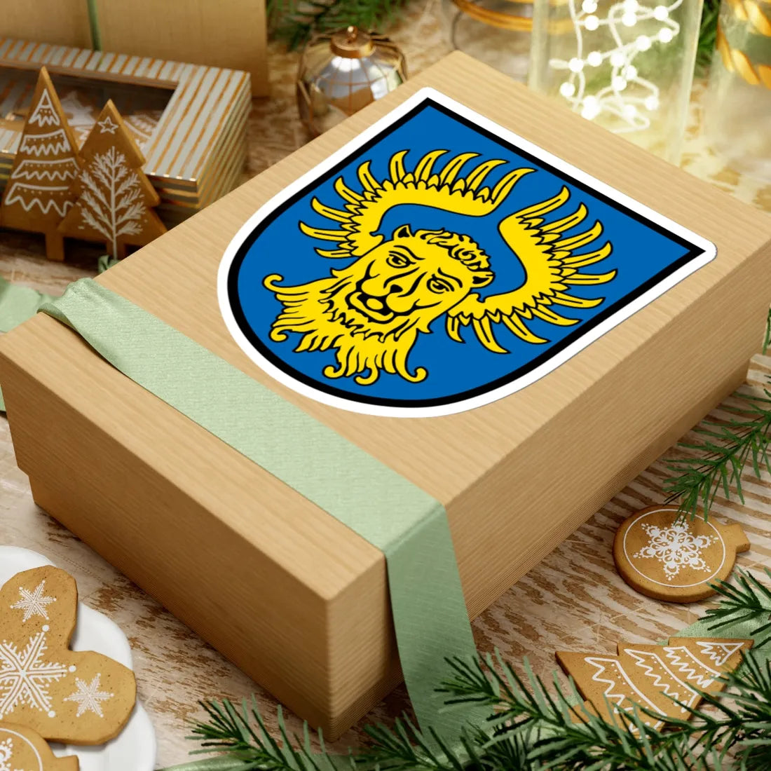 DEU Alteglofsheim COA (Germany) (Coat of Arms) STICKER Vinyl Kiss-Cut Decal - The Sticker Space