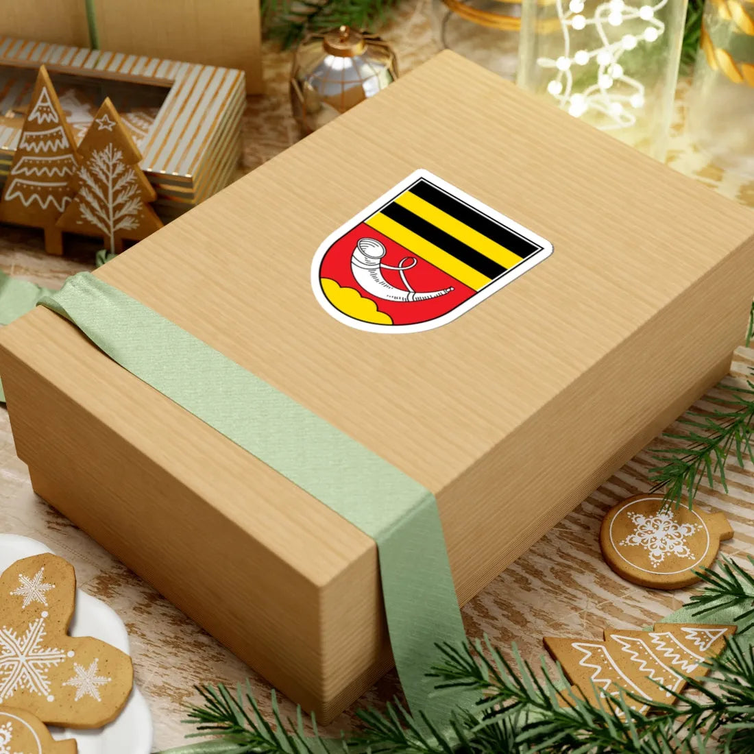 DEU Altendorf Landkreis Schwandorf COA (Germany) (Coat of Arms) STICKER Vinyl Kiss-Cut Decal - The Sticker Space