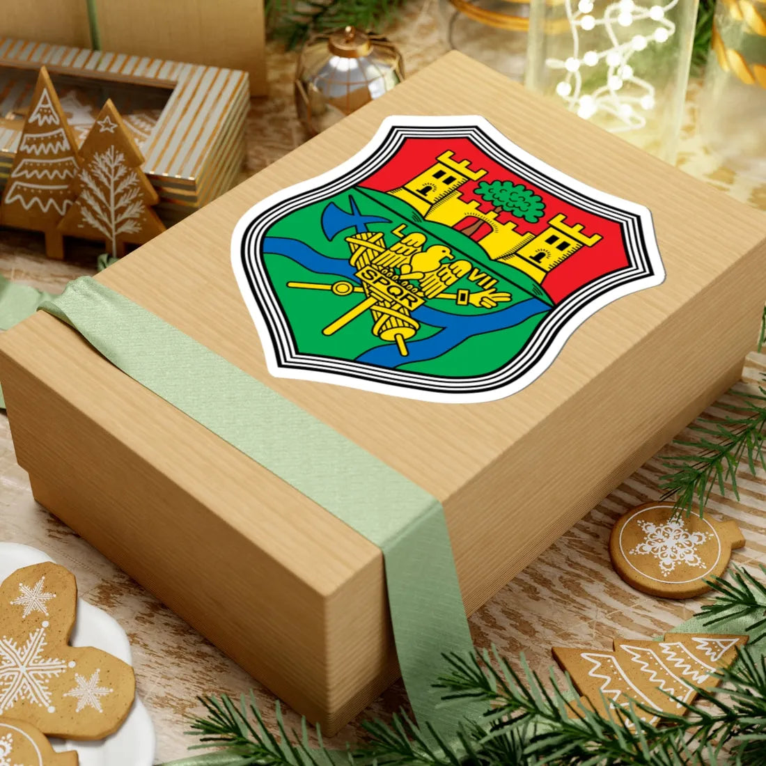 DEU Altenmarkt Alz COA (Germany) (Coat of Arms) STICKER Vinyl Kiss-Cut Decal - The Sticker Space