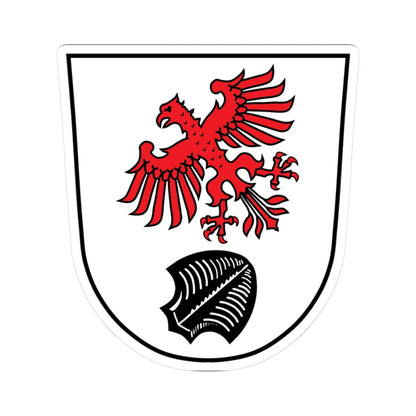 DEU Altenstadt a. d. Waldnaab COA (Germany) (Coat of Arms) STICKER Vinyl Kiss-Cut Decal 3 Inch White - The Sticker Space