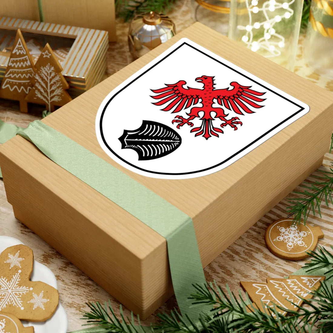DEU Altenstadt a. d. Waldnaab COA (Germany) (Coat of Arms) STICKER Vinyl Kiss-Cut Decal - The Sticker Space
